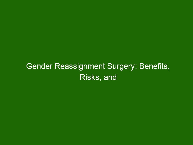 health benefits of gender reassignment surgery