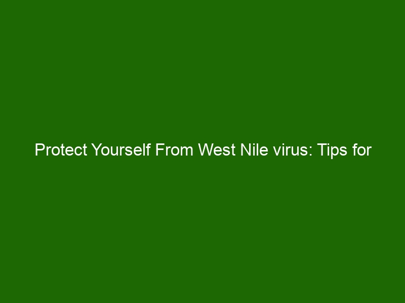 Urgent Warning West Nile Virus Surge In Campania Protect Yourself - 880jq9d